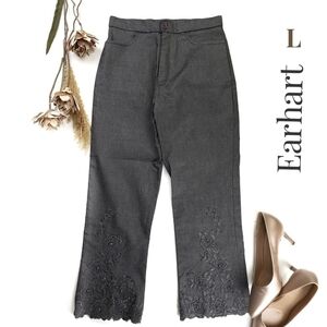 New Earhart Grey Stretch Pants Sz L